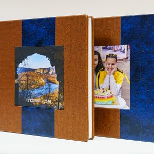Луксозна фото книга - INVERTED LEATHER - 230мм. х 230мм.